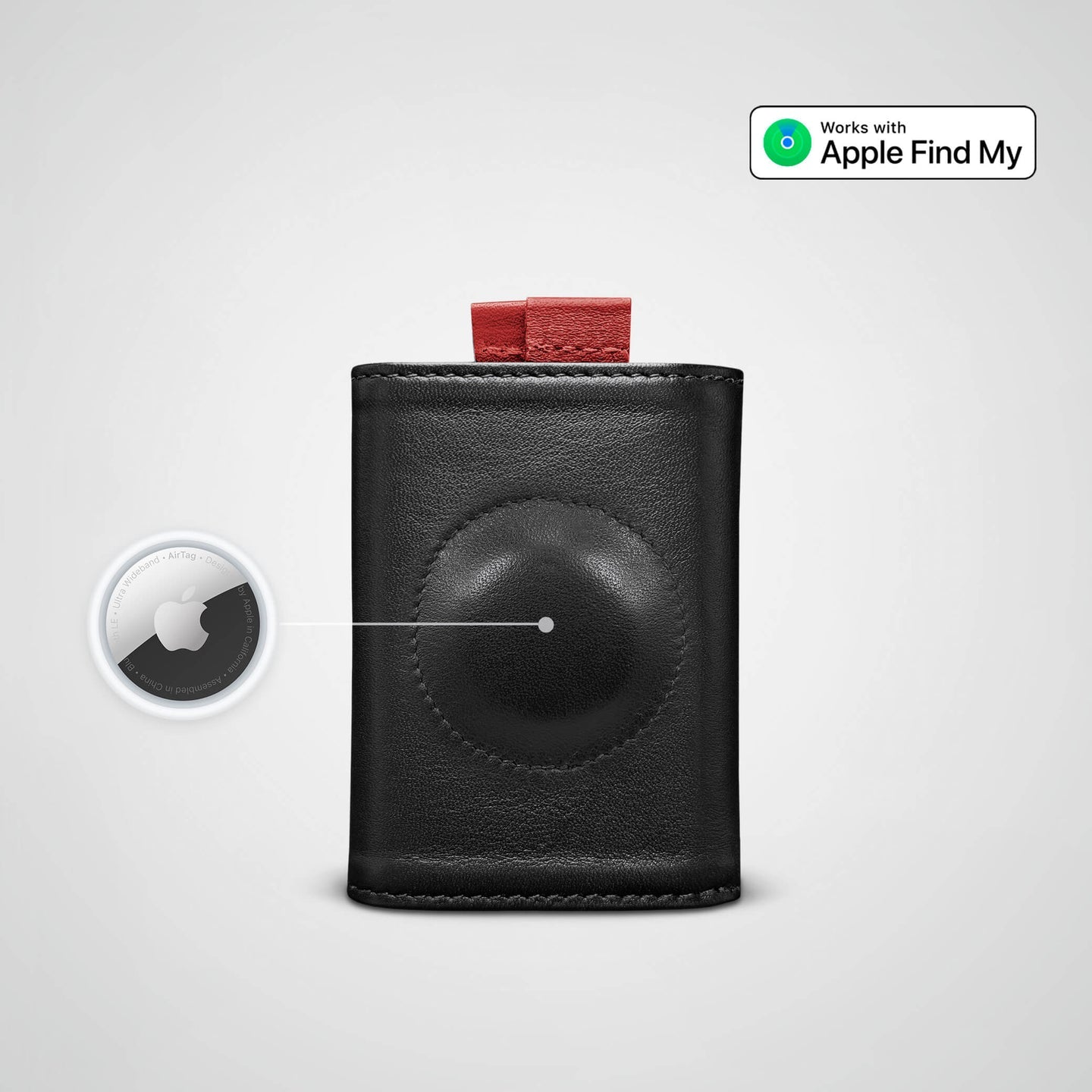 AirTag Ready Speed Wallet Mini  - the Frenchie Co. - Storming Gravity