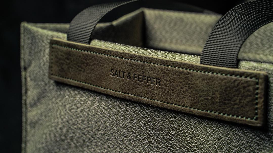 Limited Edition Salt & Pepper Canvas Foldable Shopping Bag Combo Set - 5L & 18L