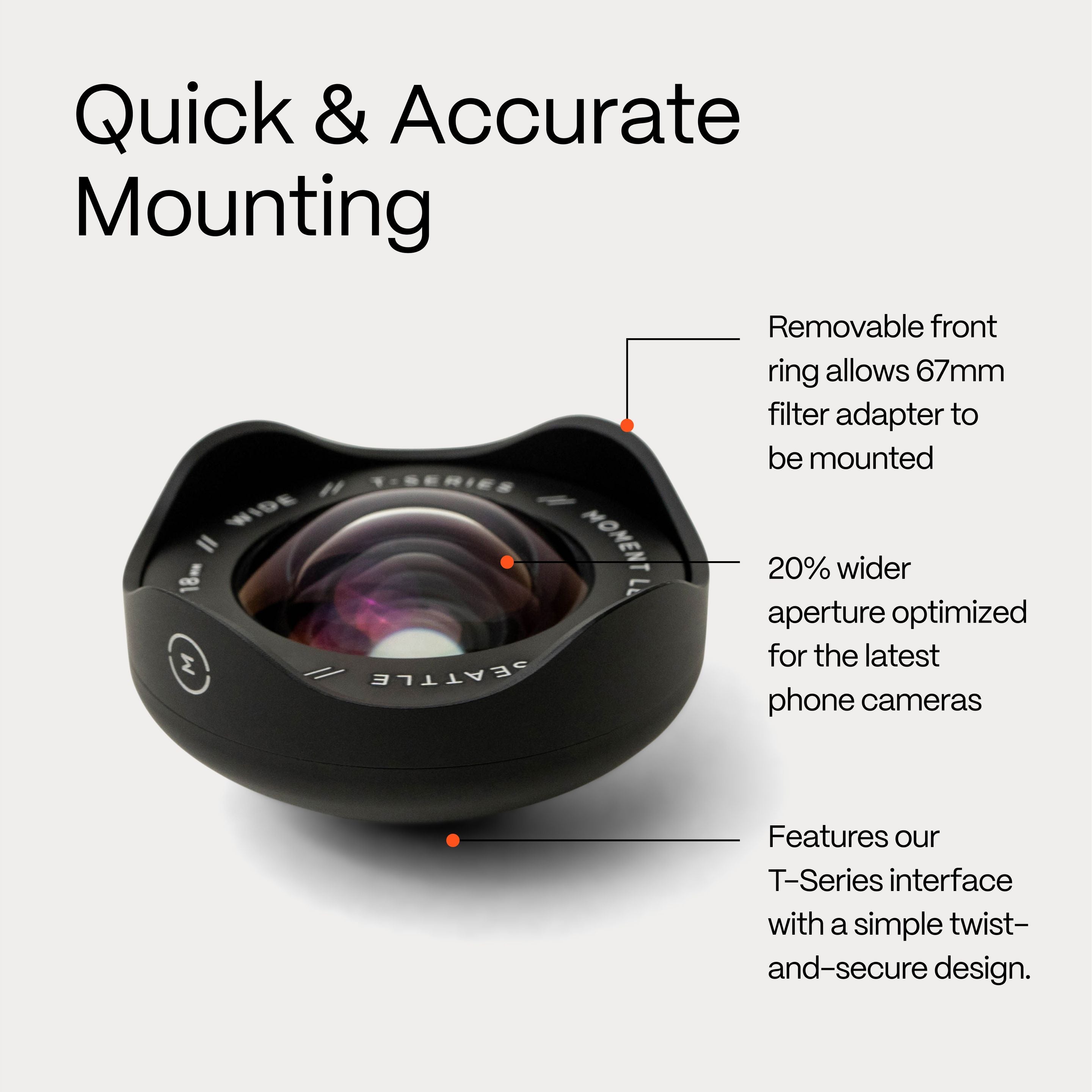 Moment 18mm Wide Mobile Lens | T-Series - Storming Gravity