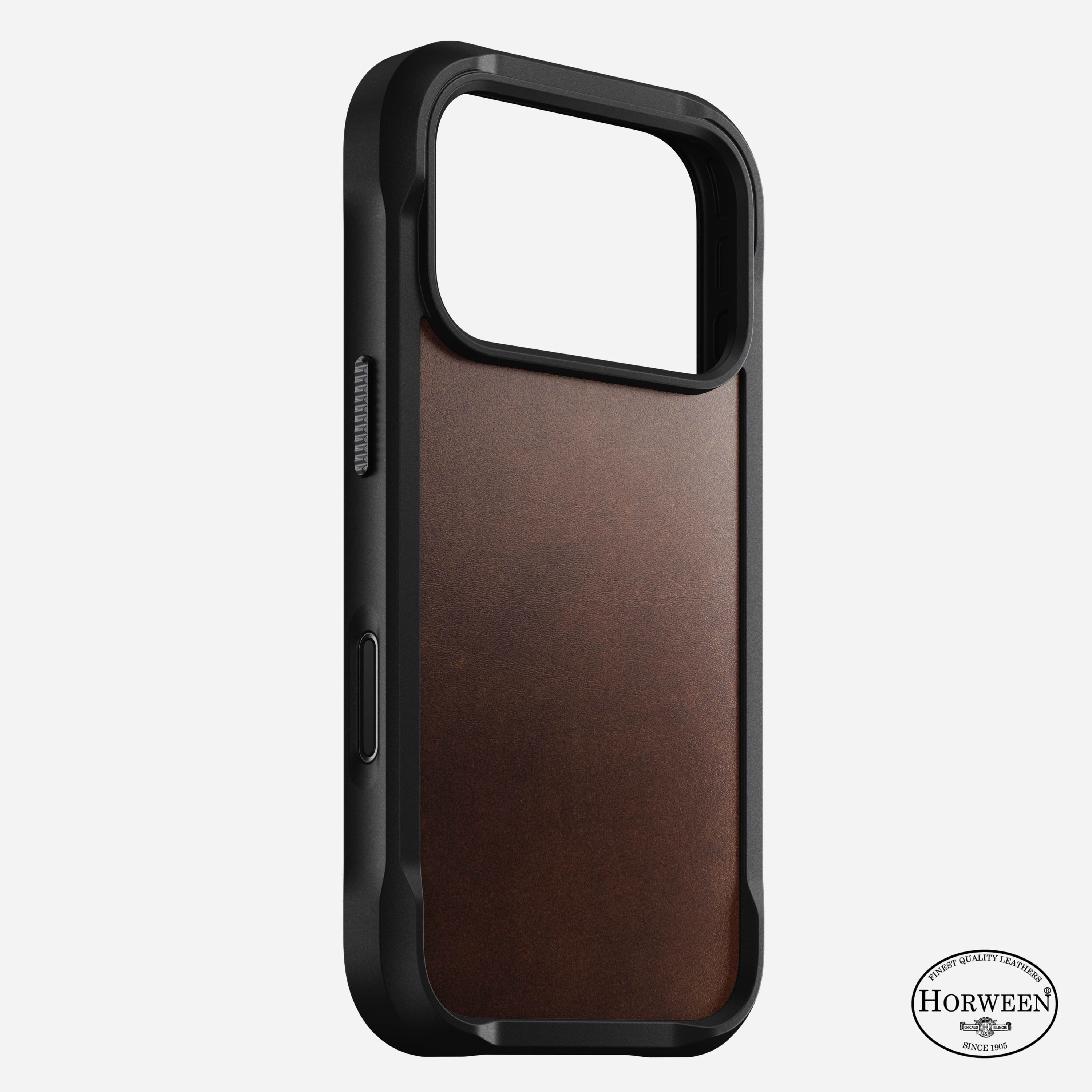 Rugged Leather Case for iPhone 17 - Storming Gravity