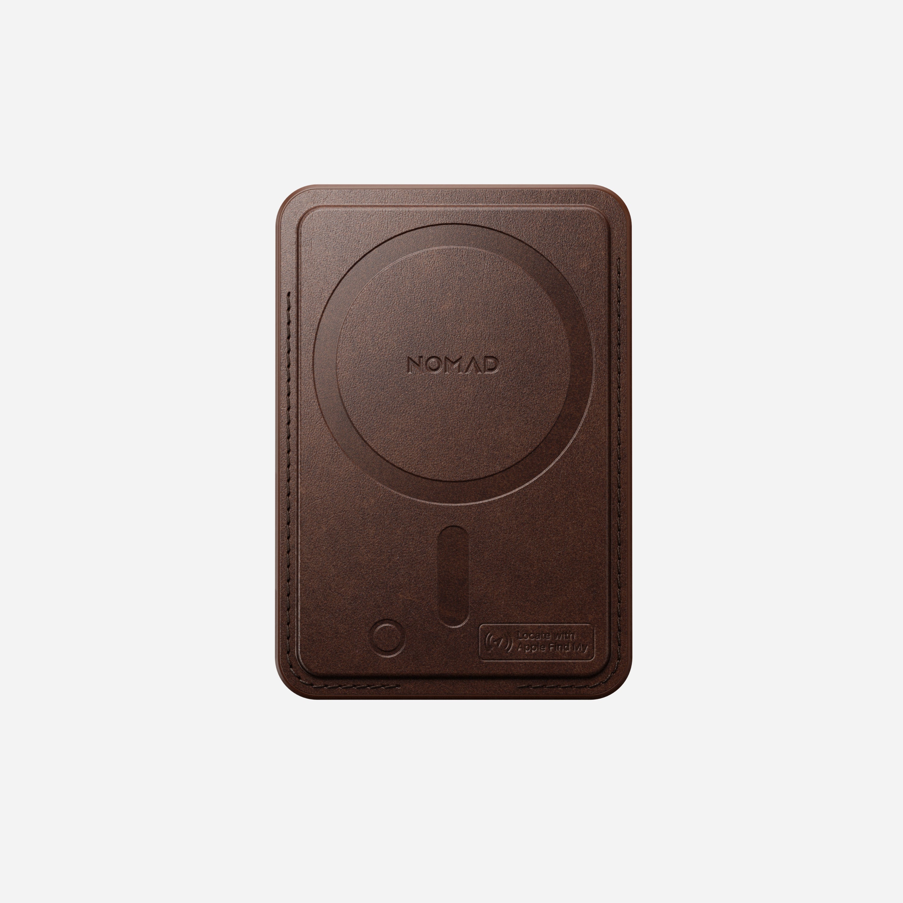 Leather Mag Wallet with Find My Tracking - Storming Gravity