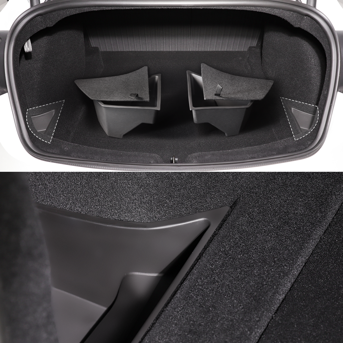 Trunk Storage Bins for Model 3 Highland