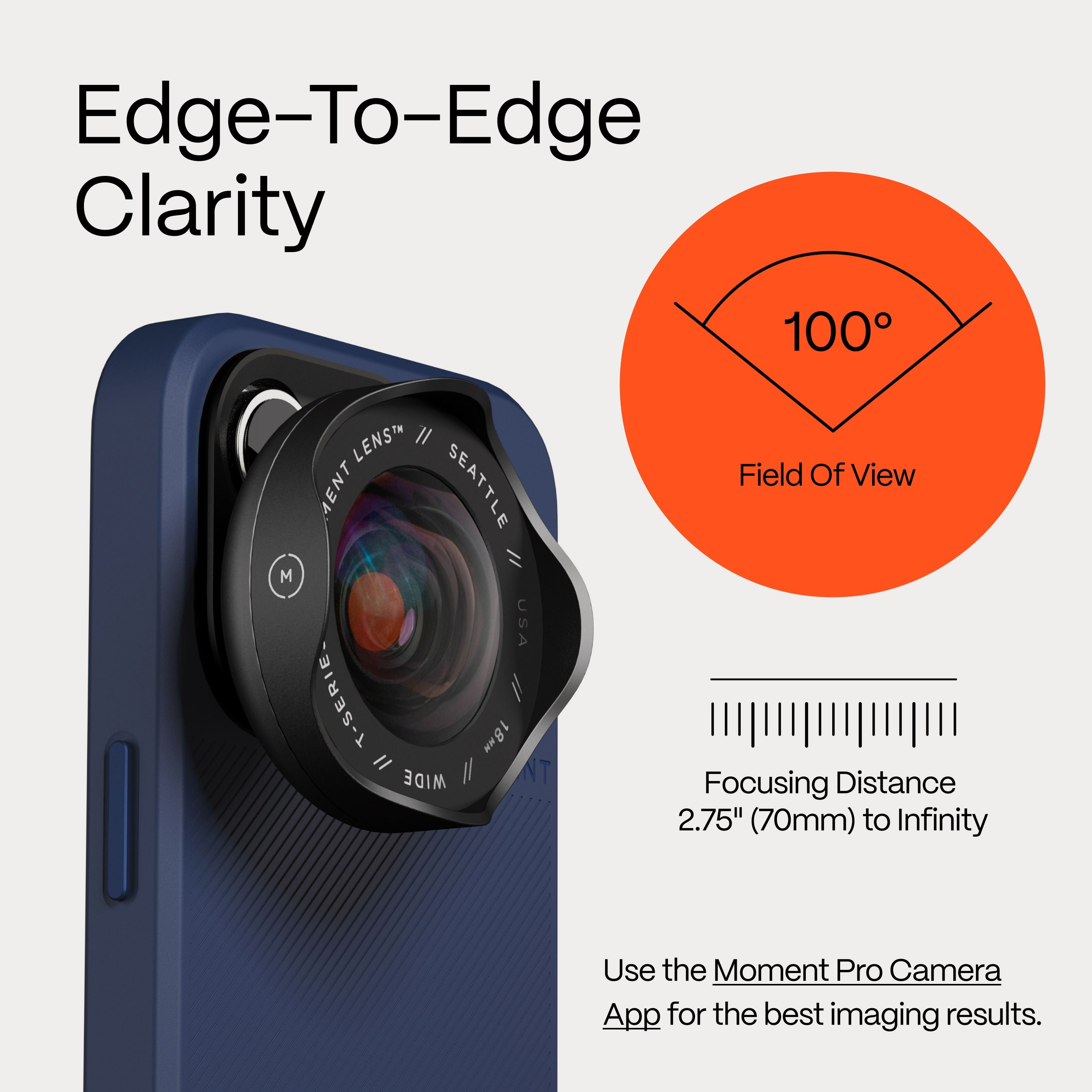 Moment 18mm Wide Mobile Lens | T-Series