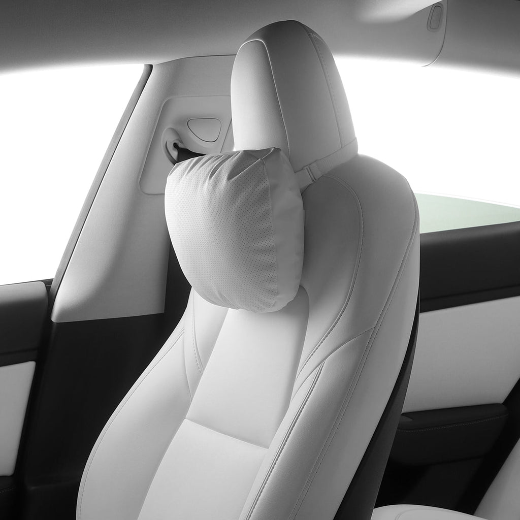 Leather Headrest Pillow for Tesla