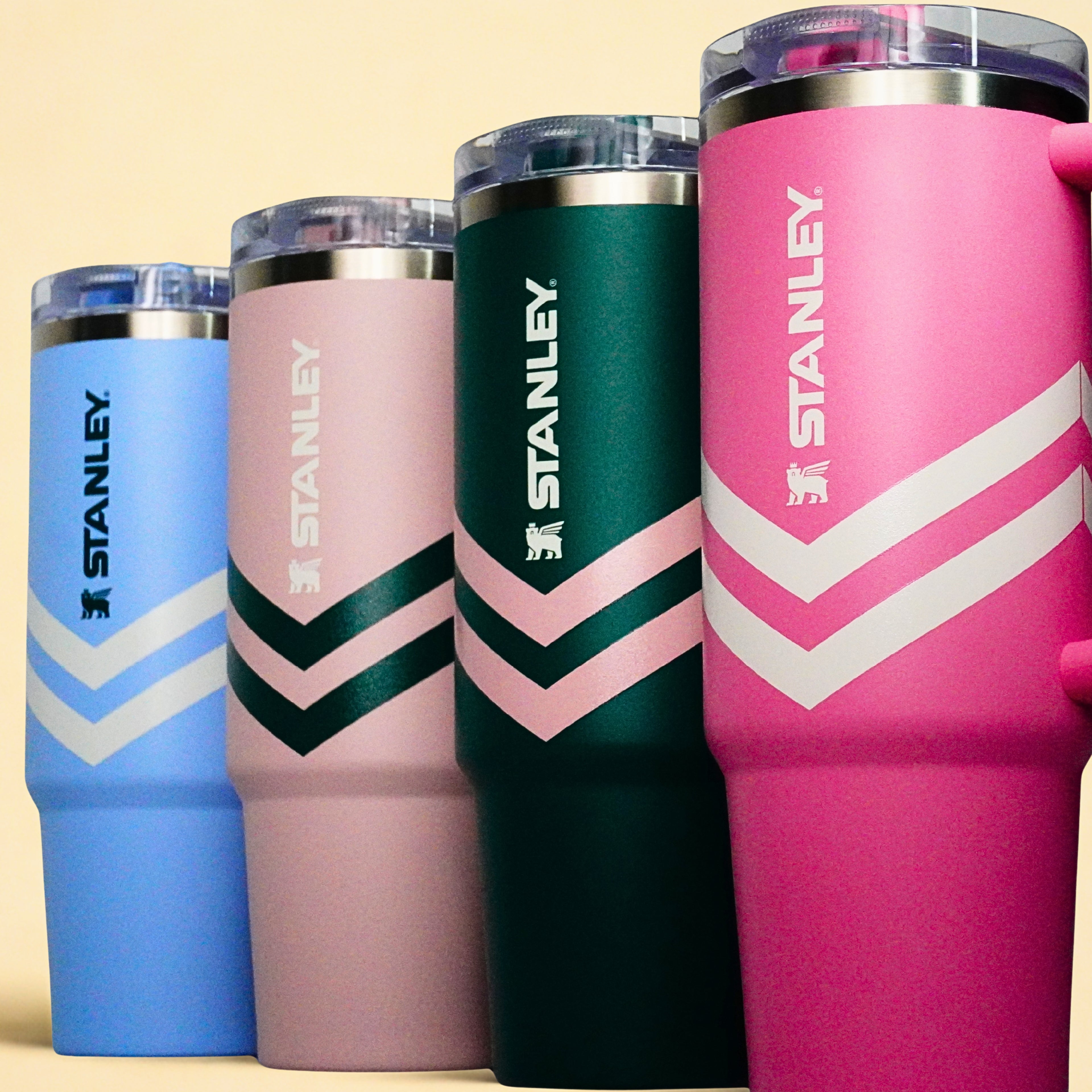 The Quencher Protour Flip Straw Tumbler - Chevron Version