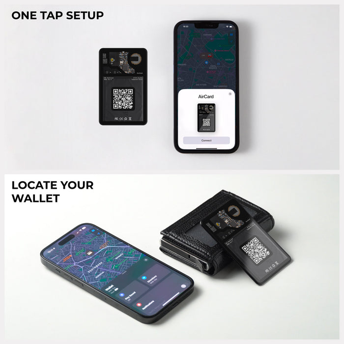 AirCard - Card-sized wallet tracker