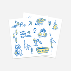 Pressure-sensitive Art Stickers - Unbound