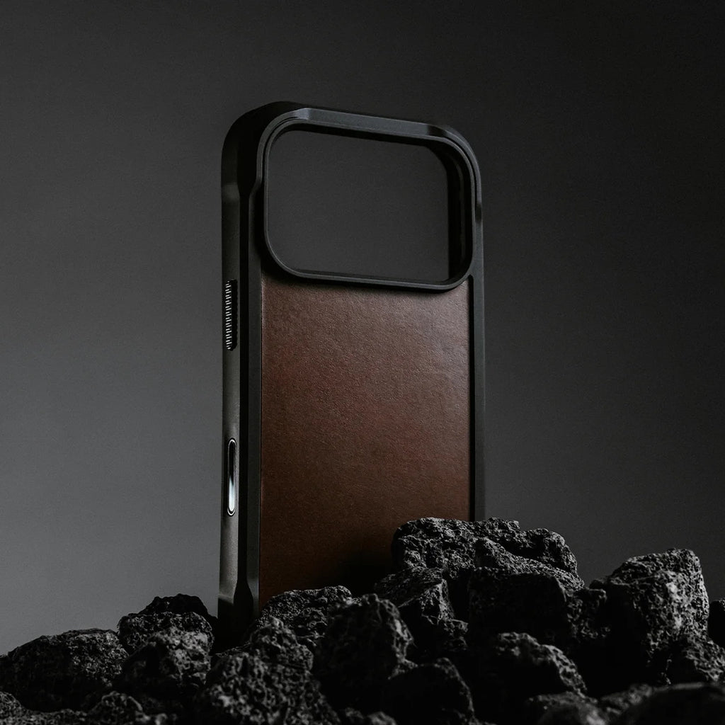 Rugged Leather Case for iPhone 17