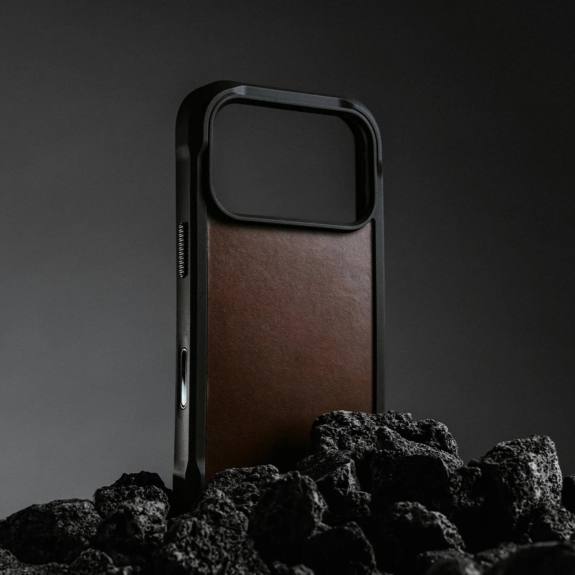 Rugged Leather Case for iPhone 17 - Storming Gravity