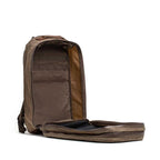 Double Compartment Bullet Ruck - Heritage Waxed Canvas - 18L