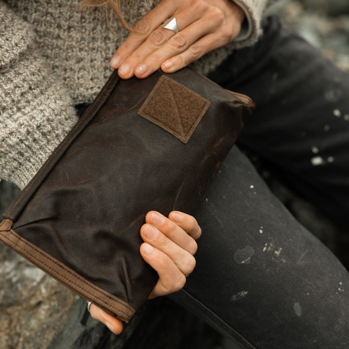 Civic Access Pouch 1L - Waxed Canvas