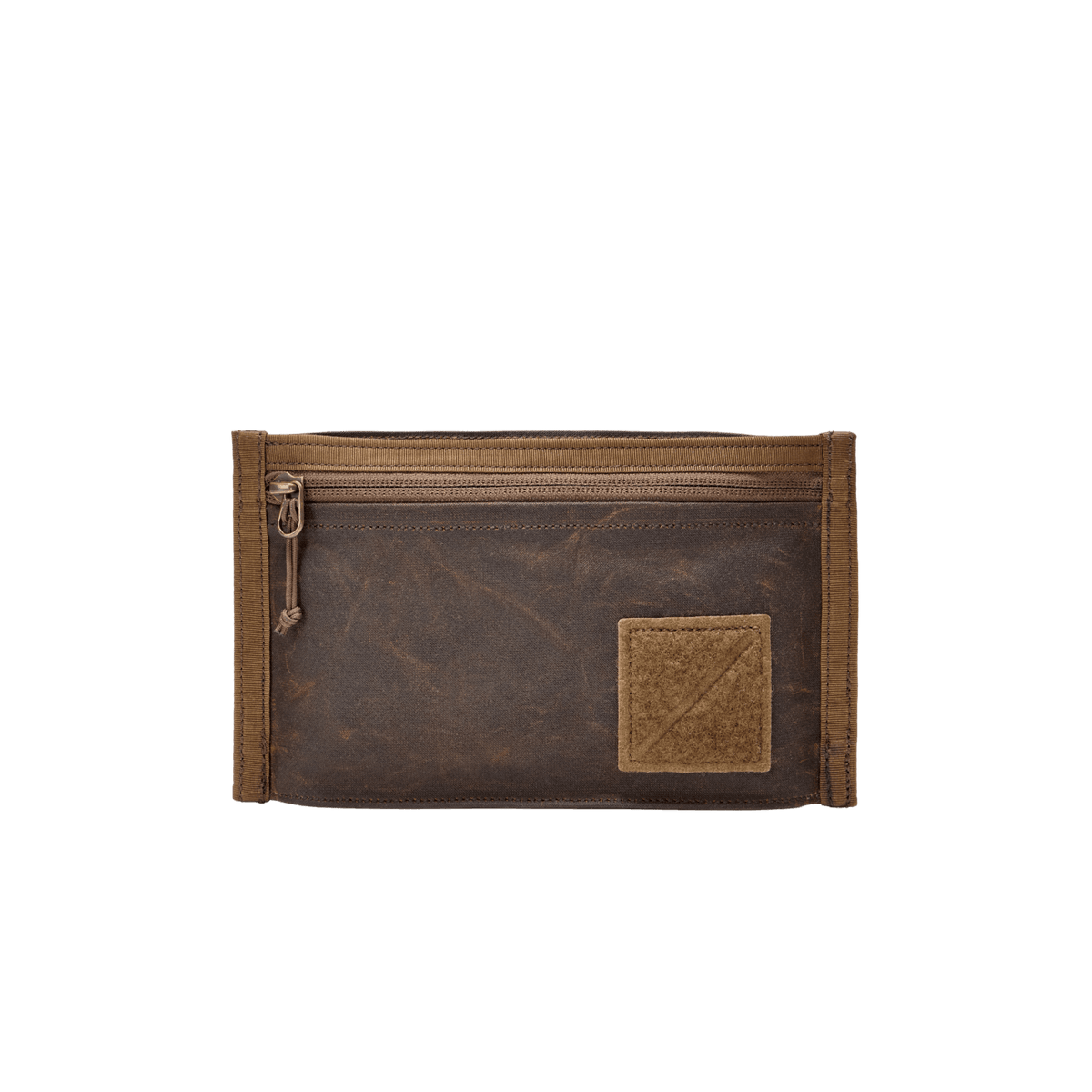 Civic Flat Pouch - Waxed Canvas