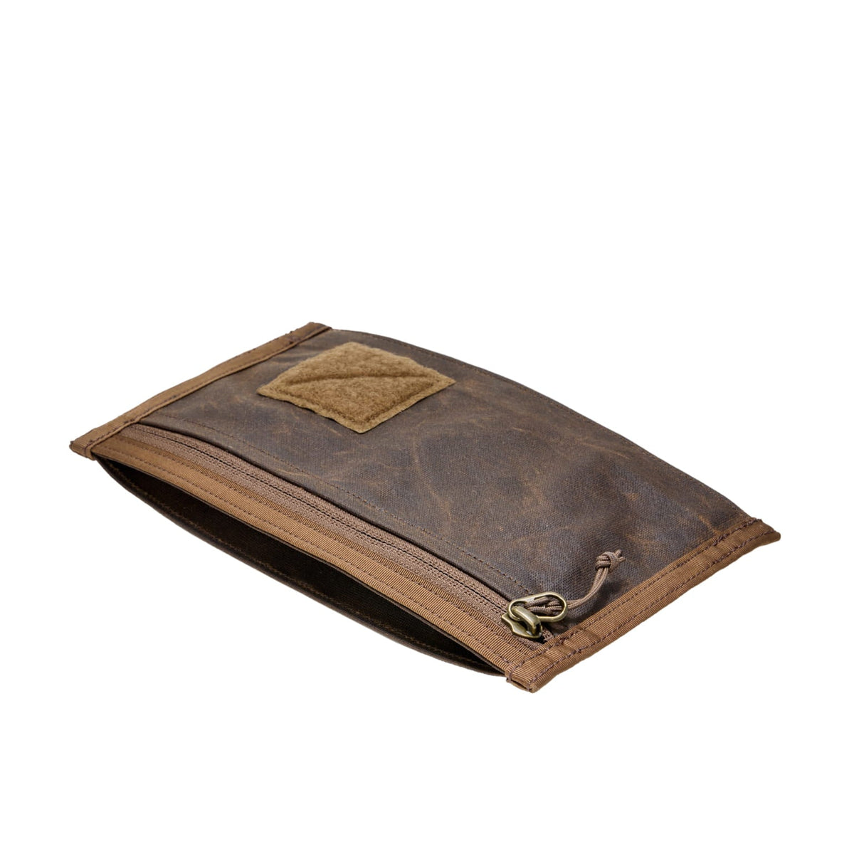 Civic Flat Pouch - Waxed Canvas