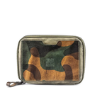 Woodland Camo Leather Passport Pouch / Travel Folio