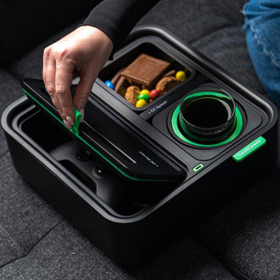 The Couch Console Is A Self-Balancing Drink Holder And So Much More -  IMBOLDN