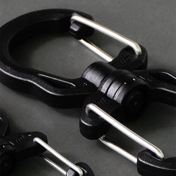 Swivel Double Carabiner Snap Hook