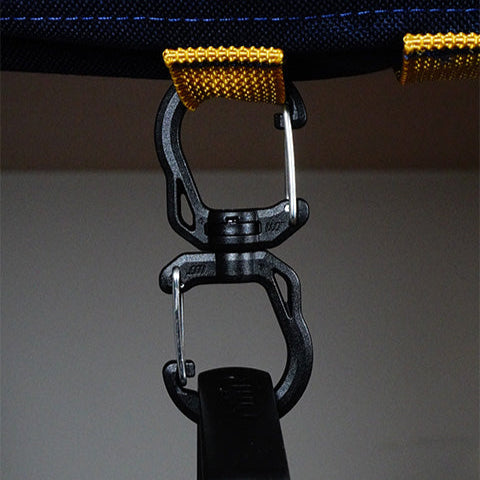 Swivel Double Carabiner Snap Hook