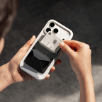 Trackable Snap-on Phone Stand & Wallet (Find My)