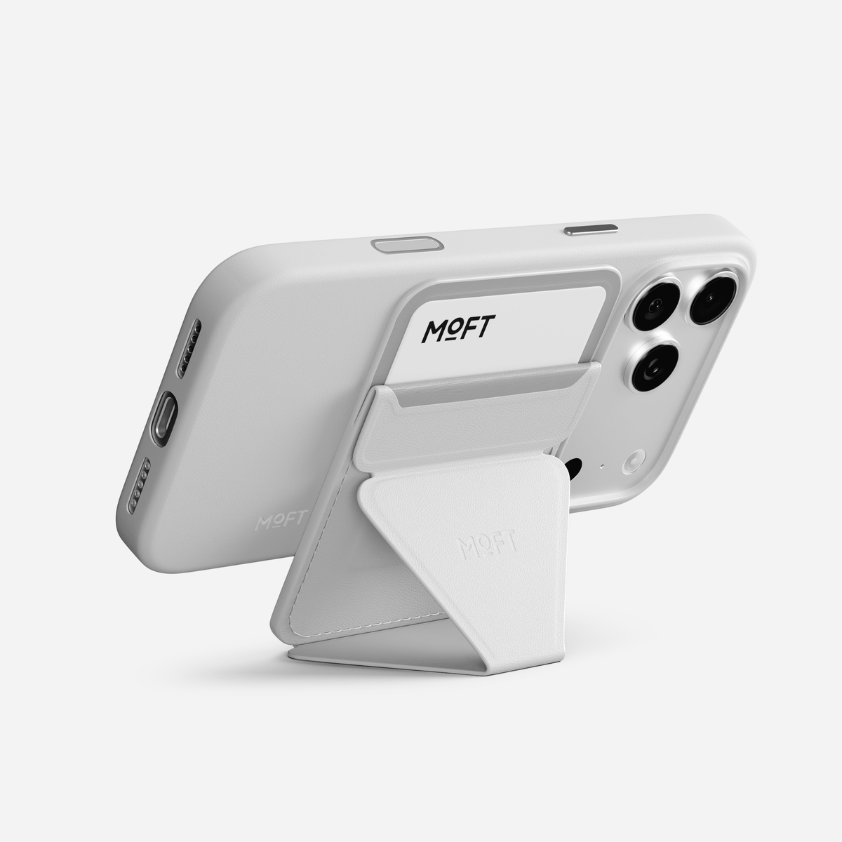 Trackable Snap-on Phone Stand & Wallet (Find My)