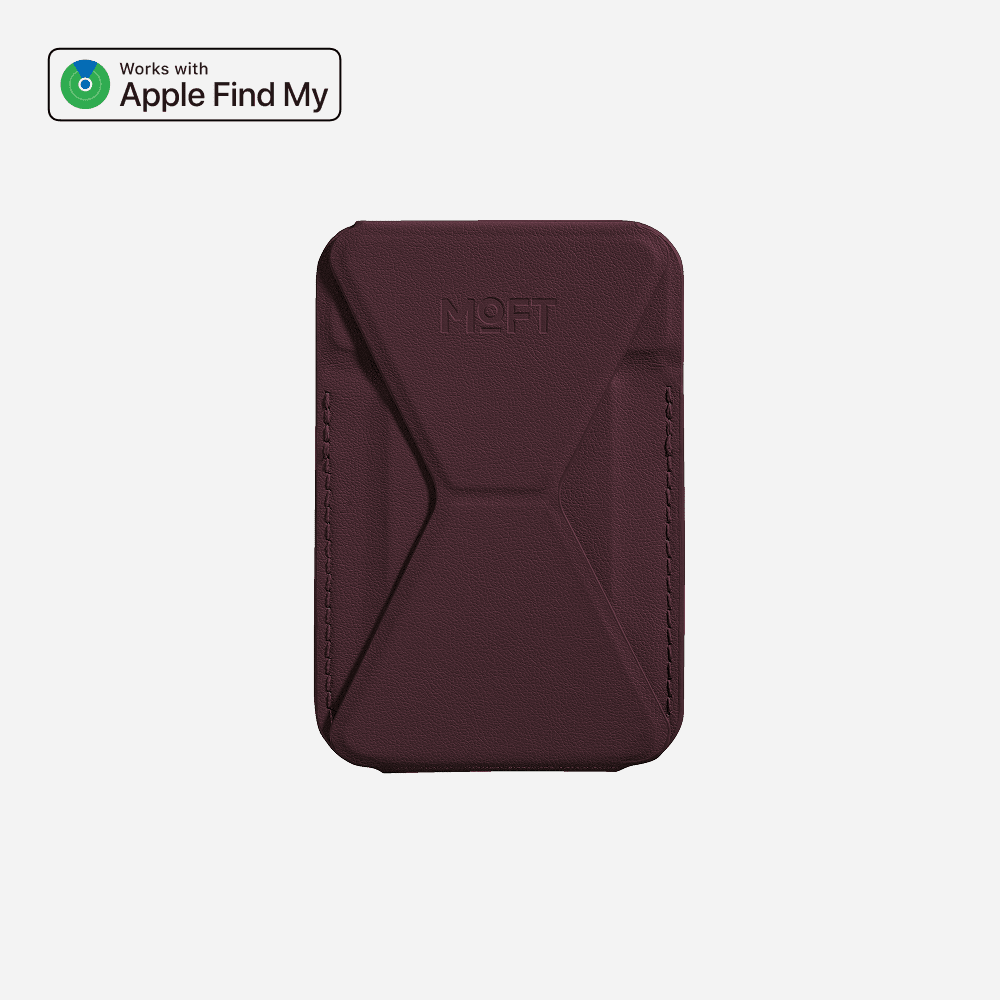 Trackable Snap-on Phone Stand & Wallet (Find My)