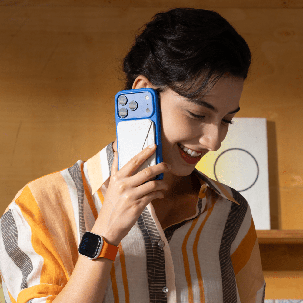 Trackable Snap-on Phone Stand & Wallet (Find My)