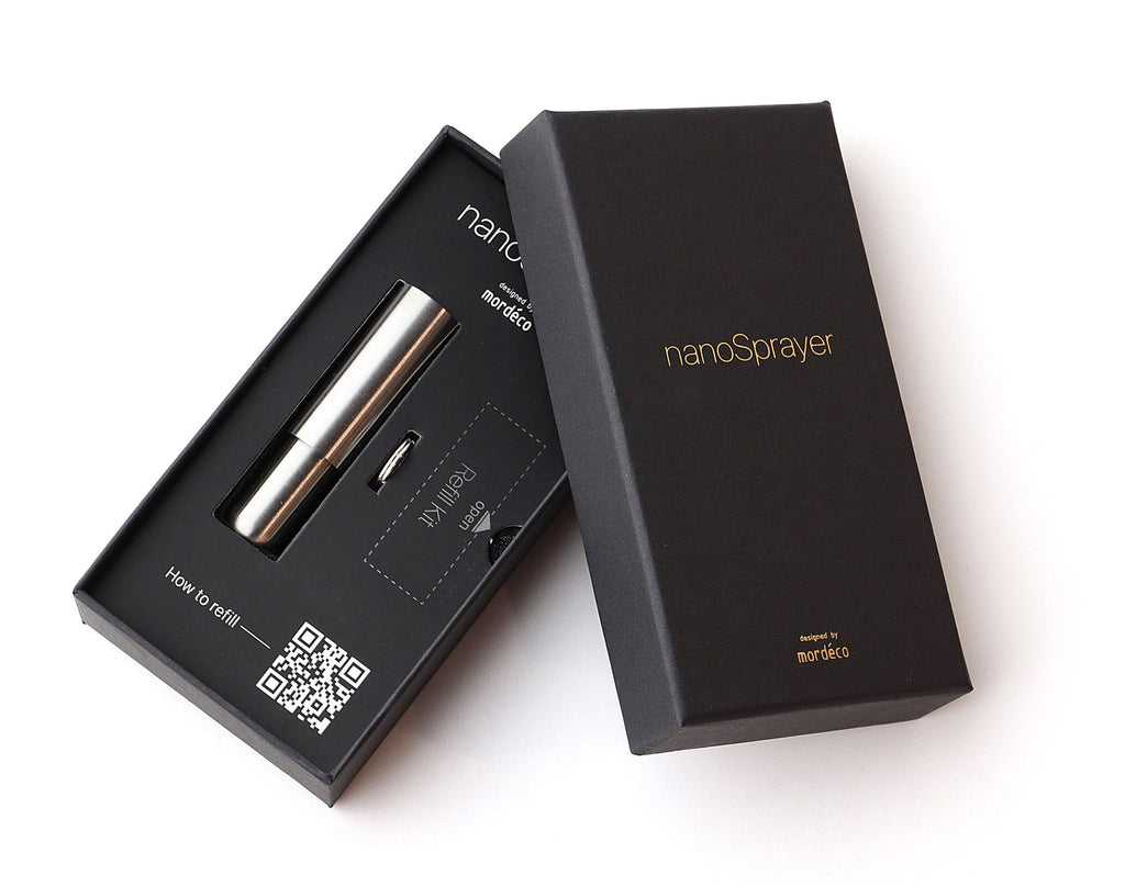 NanoSprayer - Refillable Metal Perfume Sprayer, 5ml
