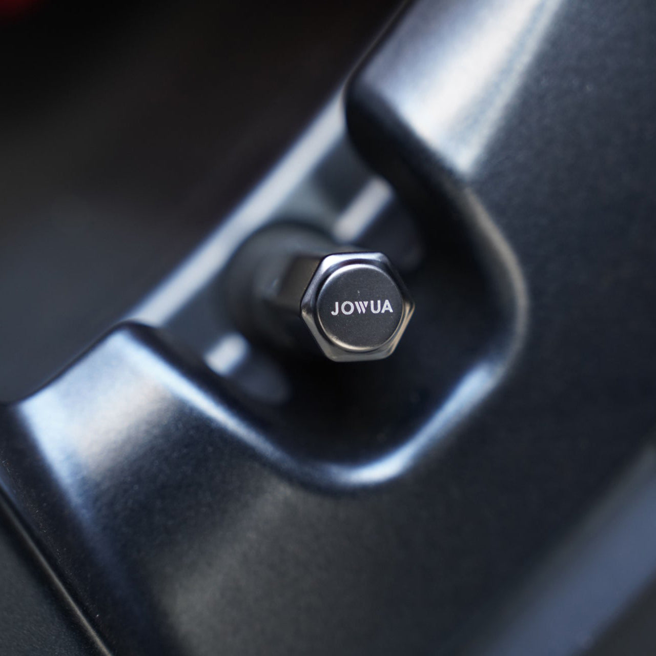 Portable Air Compressor for Tesla & Tire Valve Caps Combo