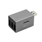 3 Port USB HUB with DashCam Reader
