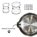 Magware - Magnetic Bowls /Plates Single Set (4 PCS)