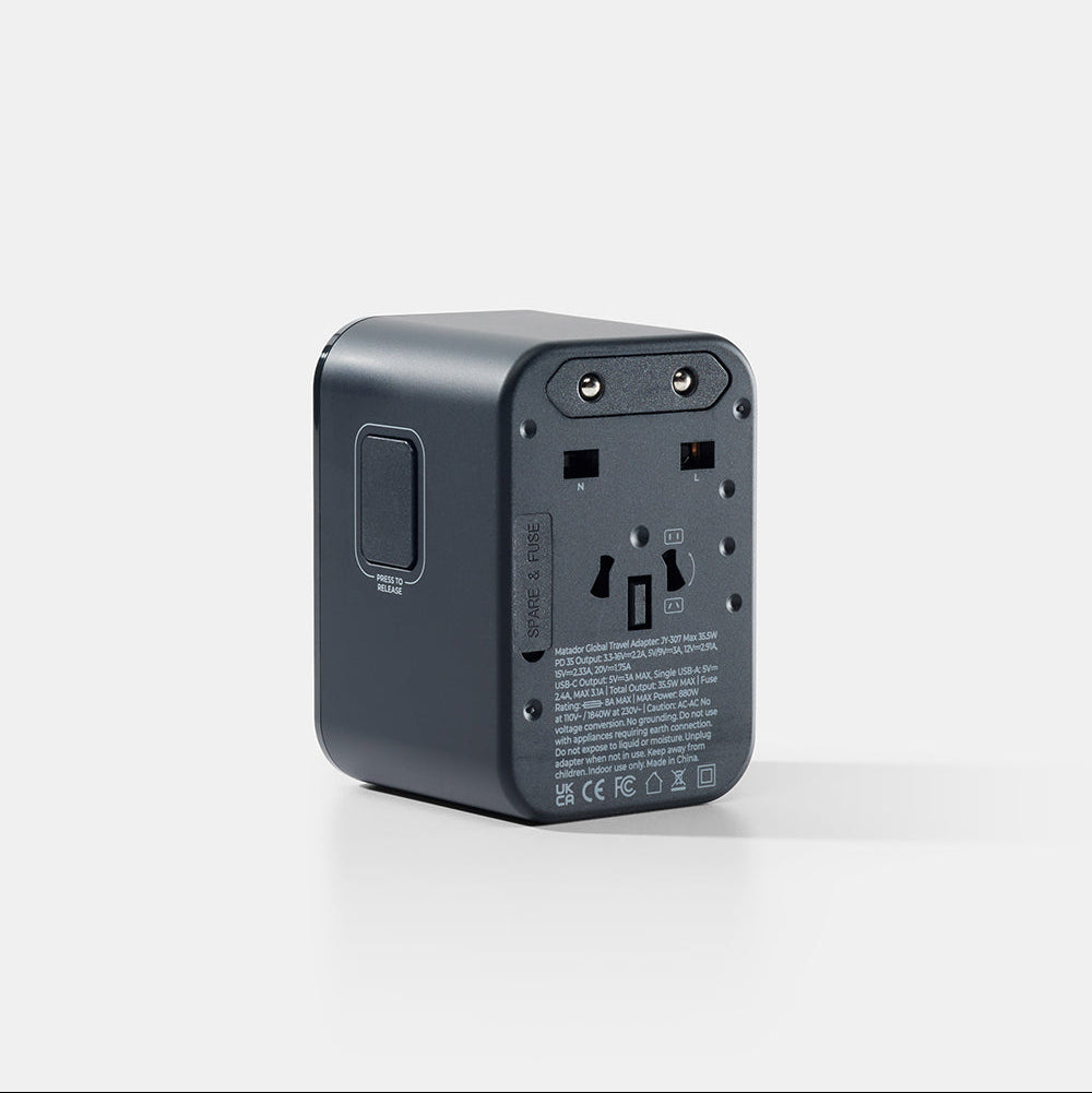 Global Travel Adapter 35W