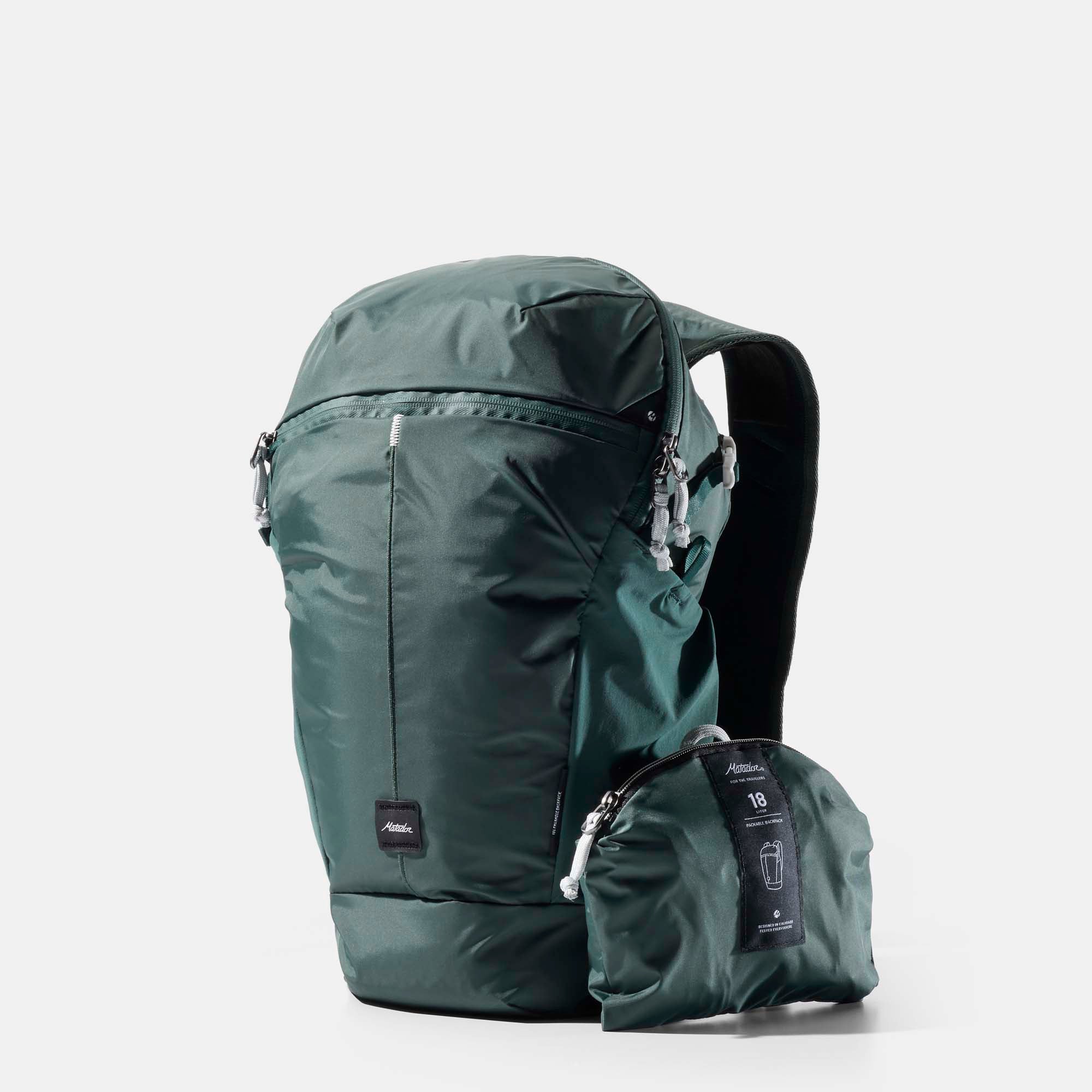 18L Zipper Packable Backpack