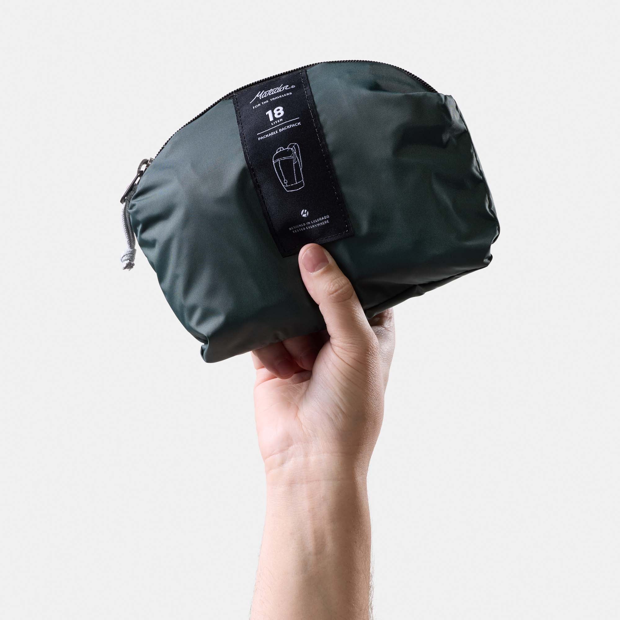 18L Zipper Packable Backpack
