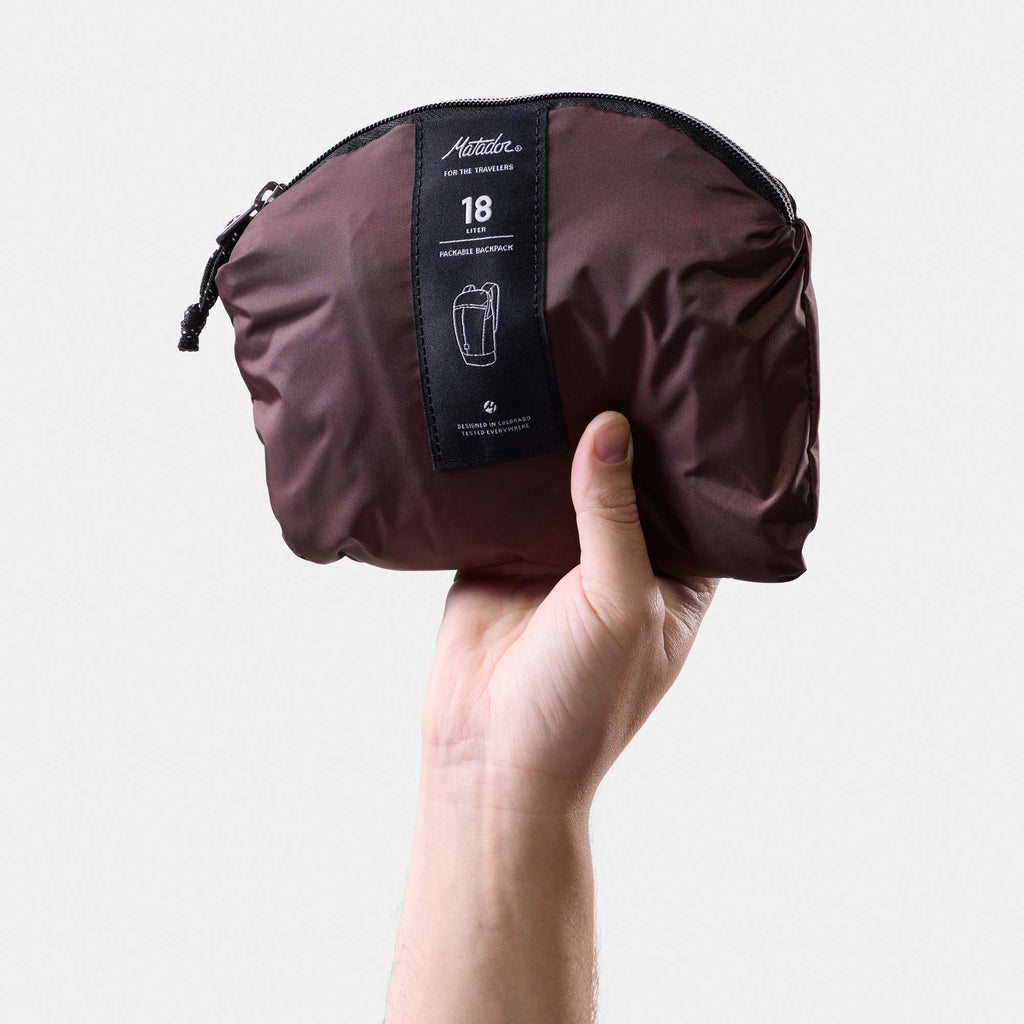 18L Zipper Packable Backpack