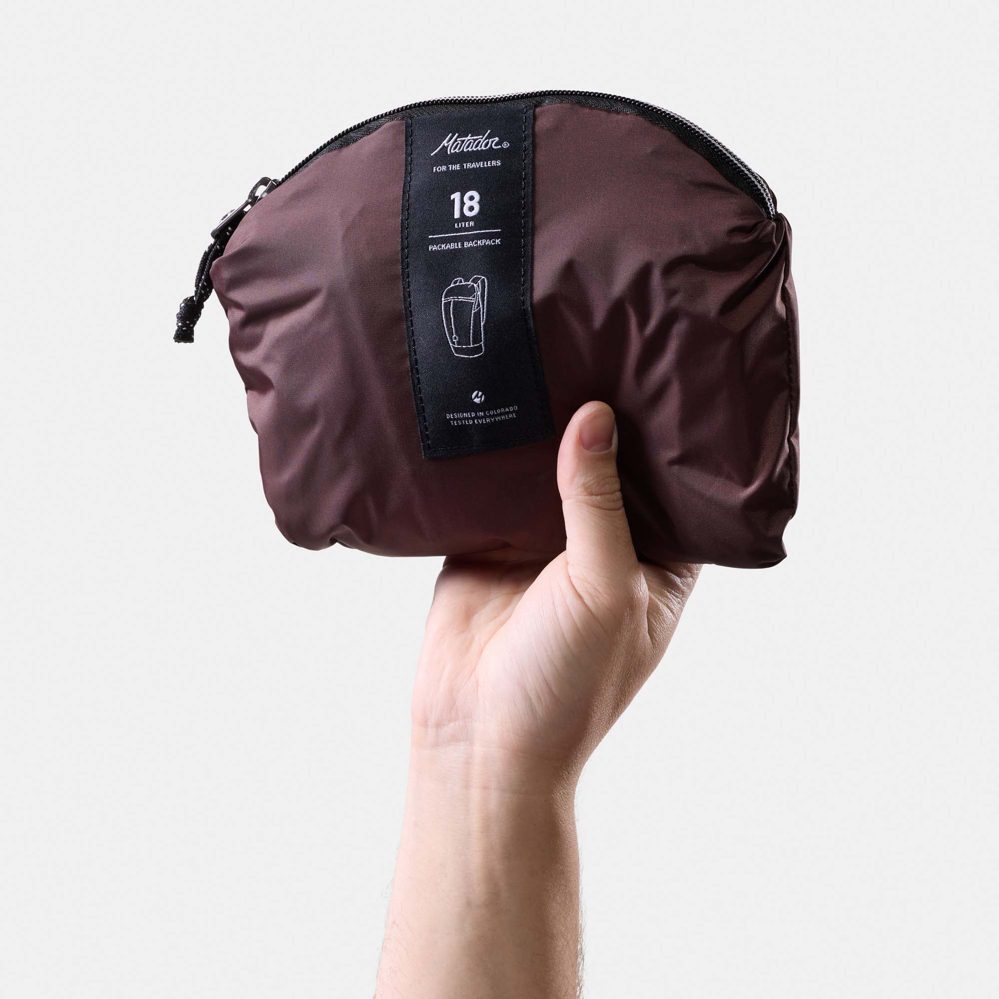 18L Zipper Packable Backpack