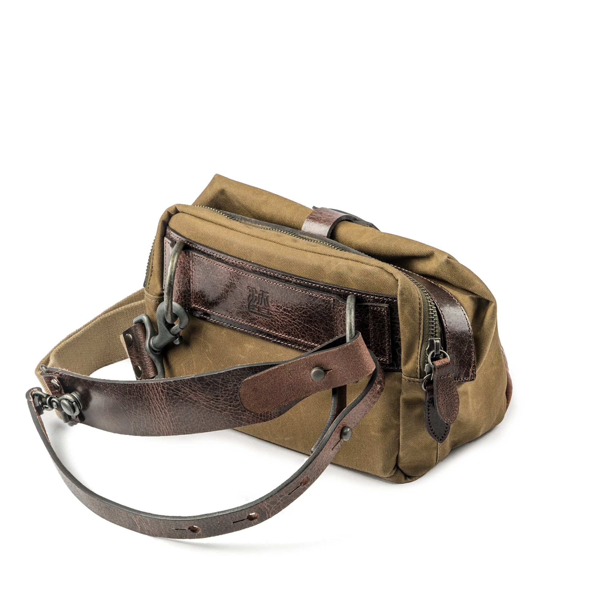 Mini Rider Sling Bag 3.5L - Leather Canvas Version