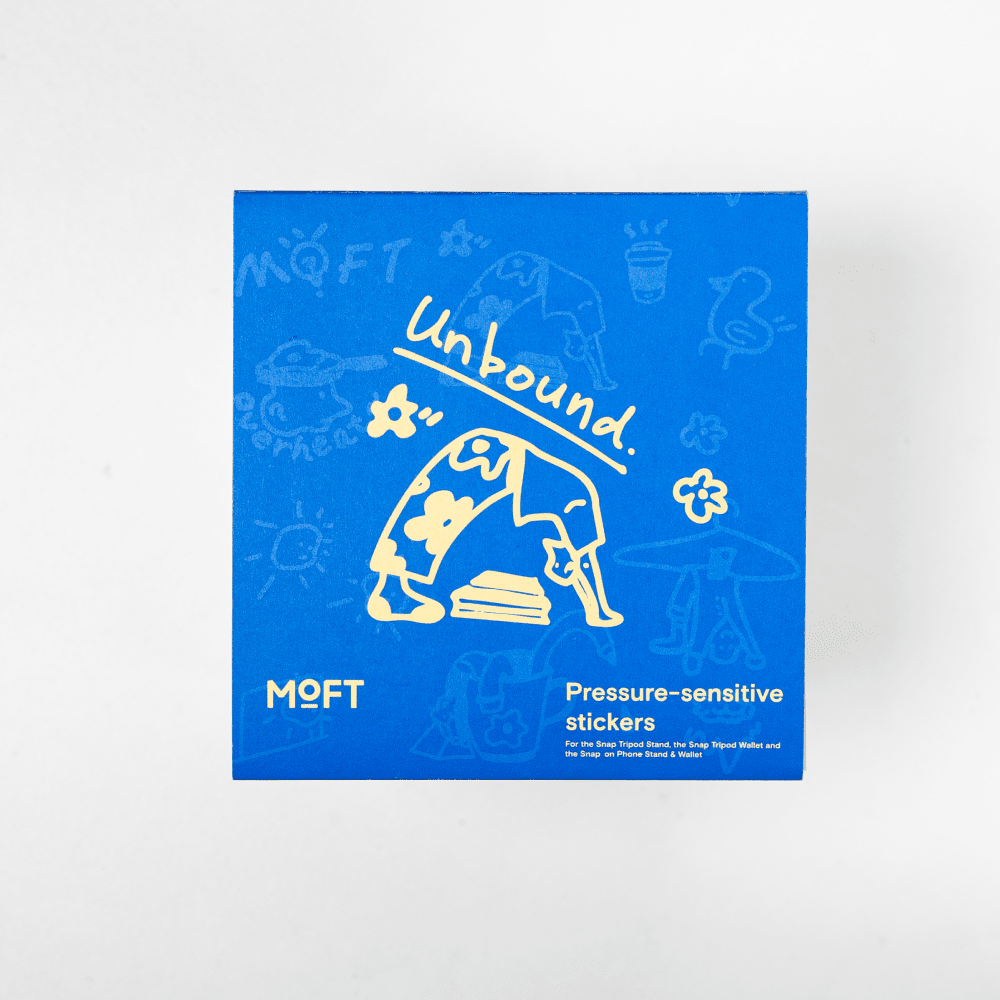 Pressure-sensitive Art Stickers - Unbound - Storming Gravity