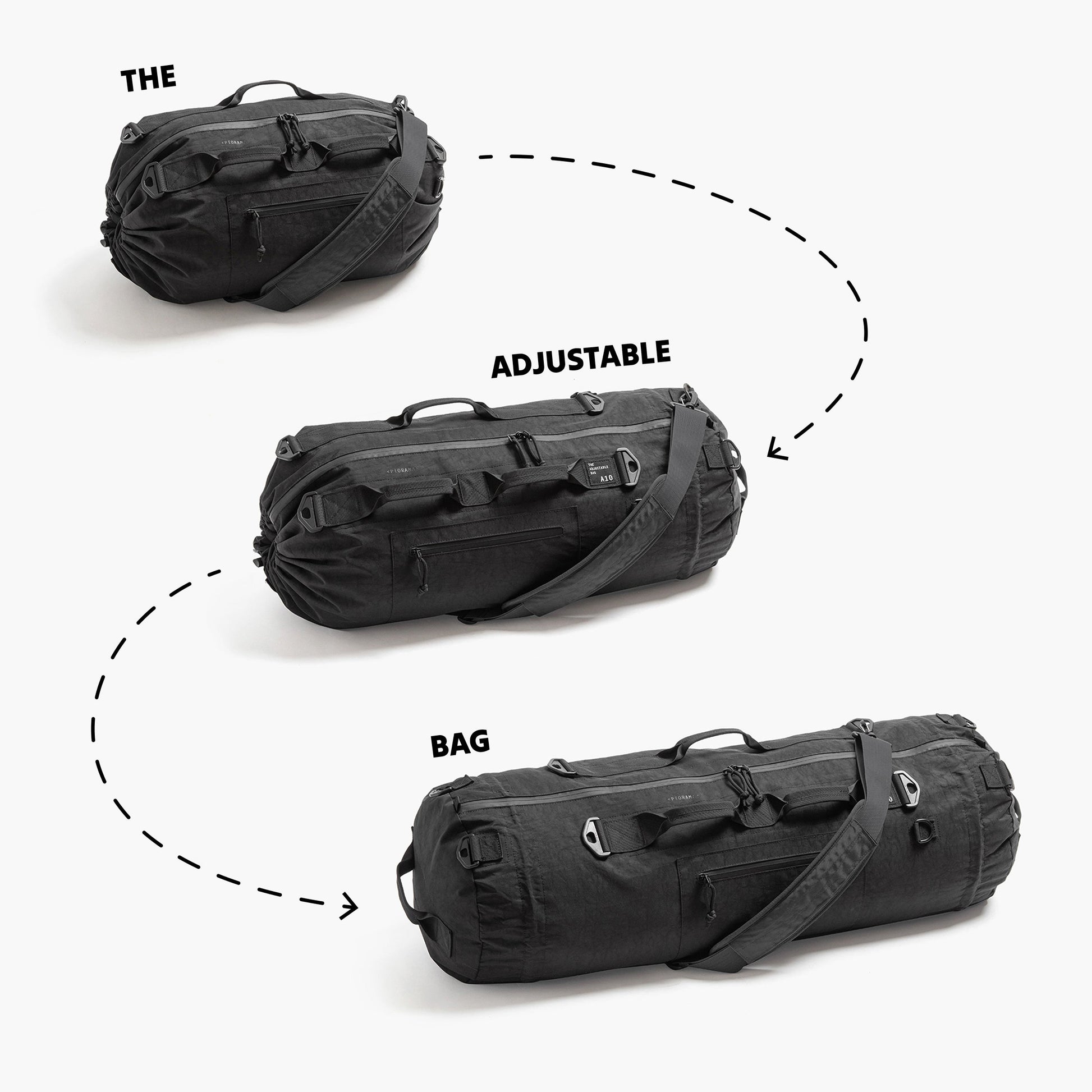 ADJUSTABLE BAG A10 (31L-62L)