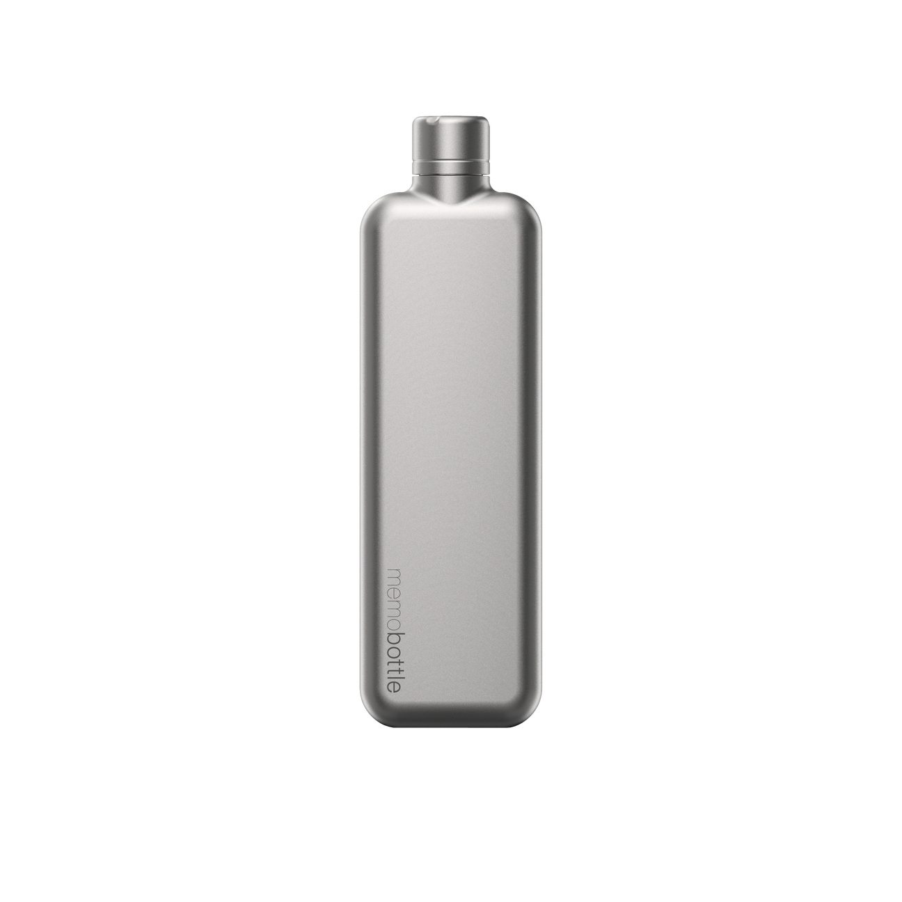 Slim Stainless Steel memobottle (Satin) 600ml