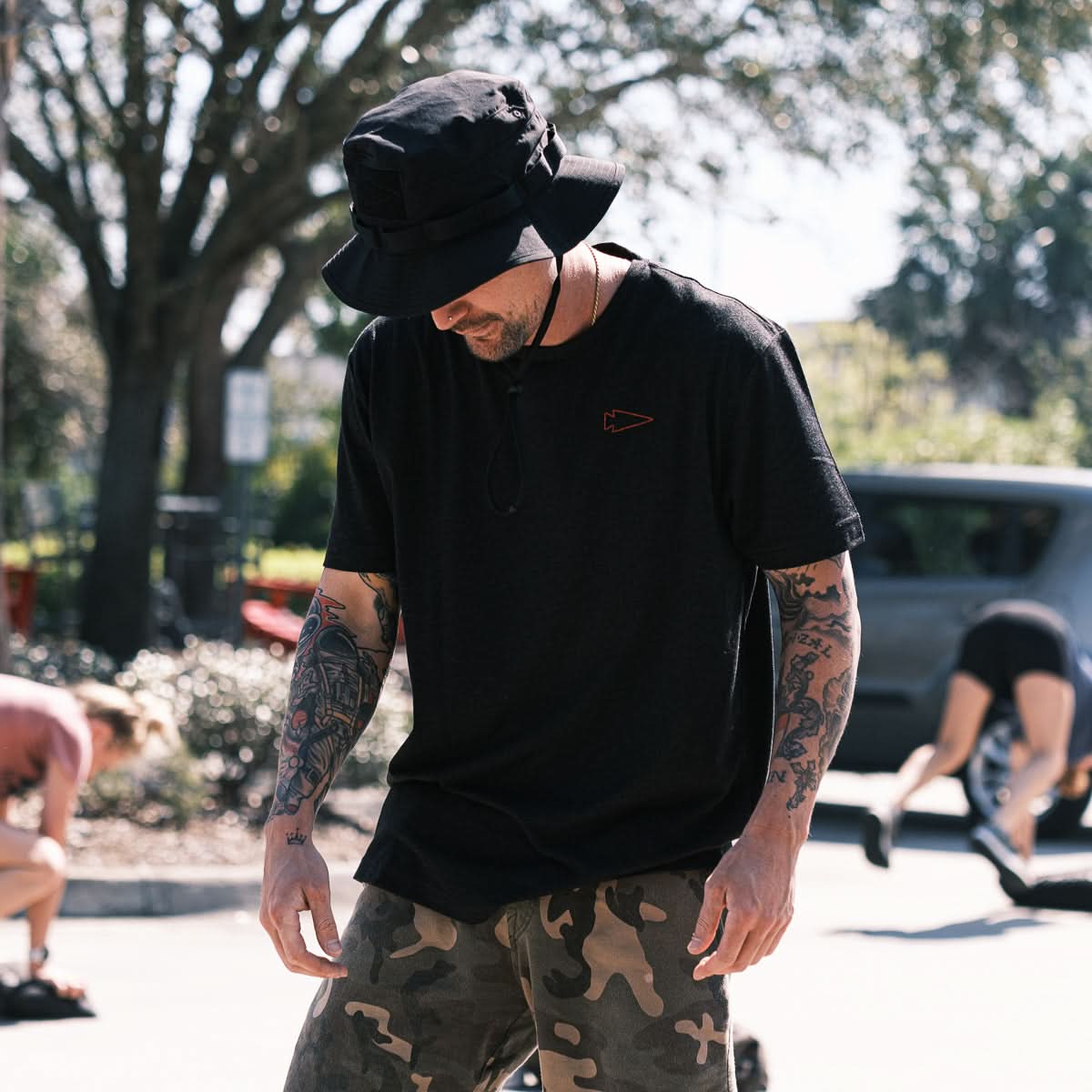 Subtle Spearhead Tee - Tri-Blend
