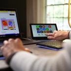 Tetra Keyboard with Touchscreen