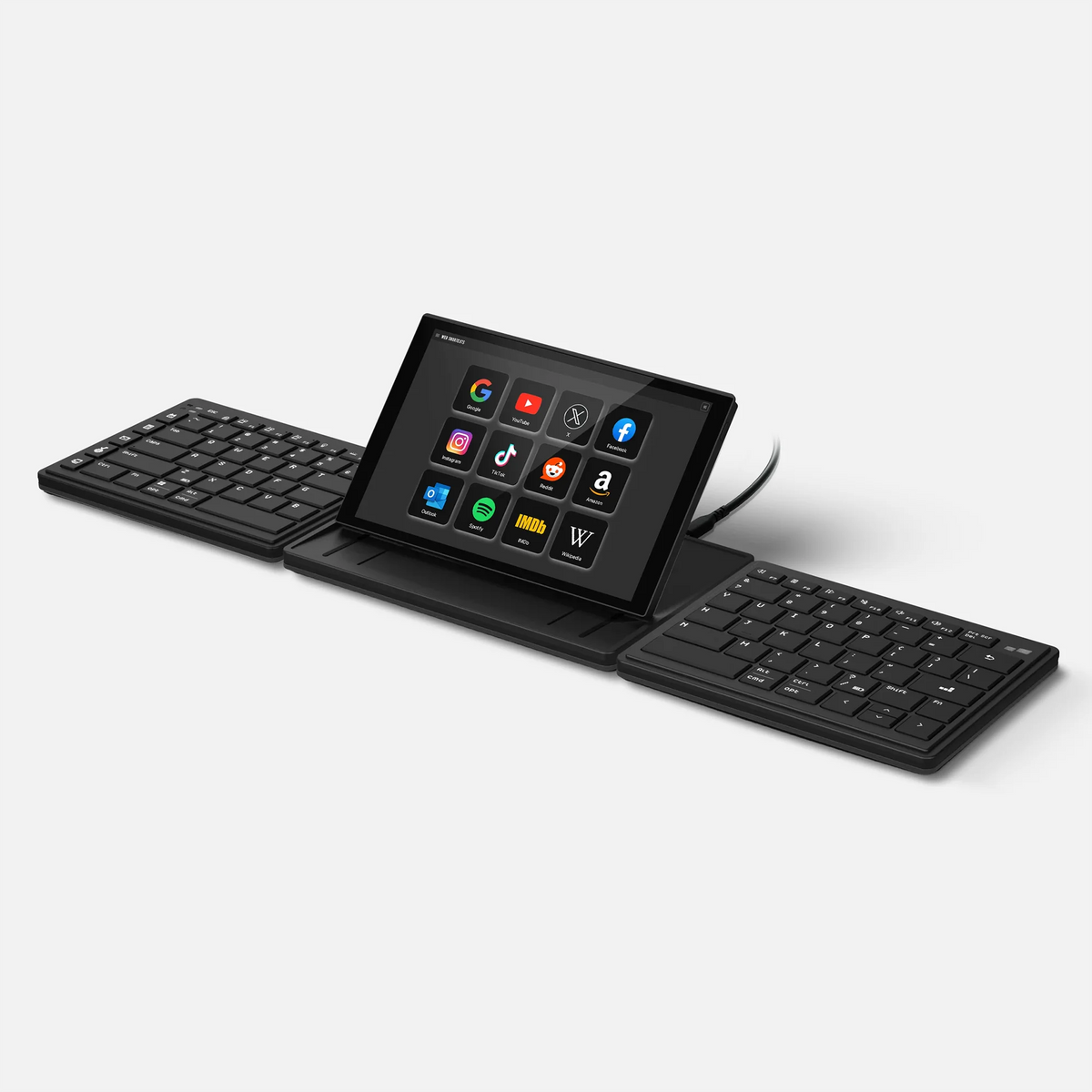 Tetra Keyboard with Touchscreen