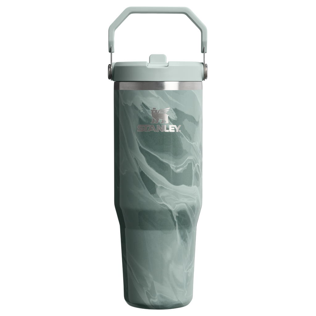 The IceFlow™ Flip Straw Tumbler | 30 OZ | Marble Collection