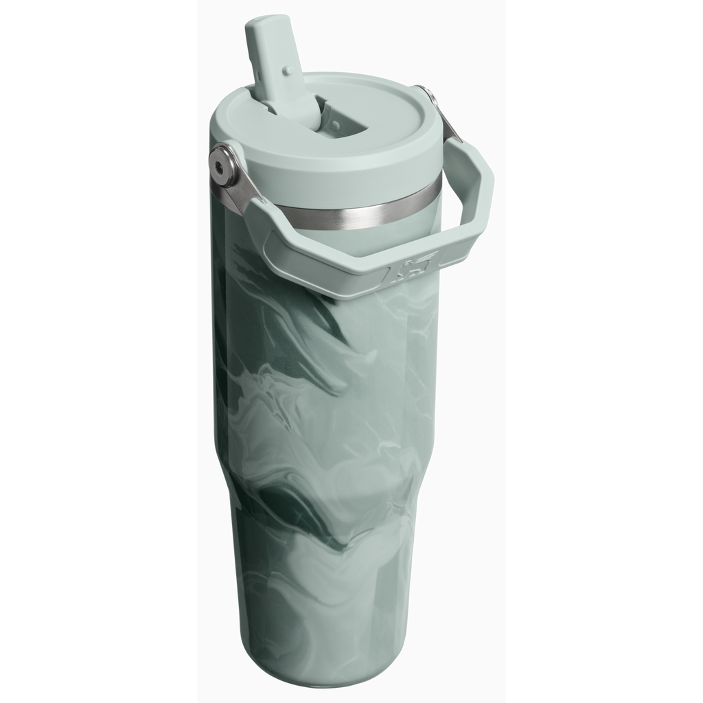 The IceFlow™ Flip Straw Tumbler | 30 OZ | Marble Collection