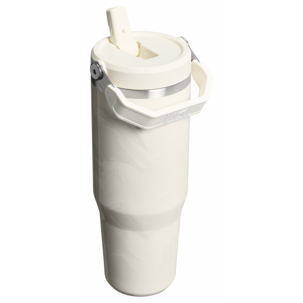 The IceFlow™ Flip Straw Tumbler | 30 OZ | Marble Collection