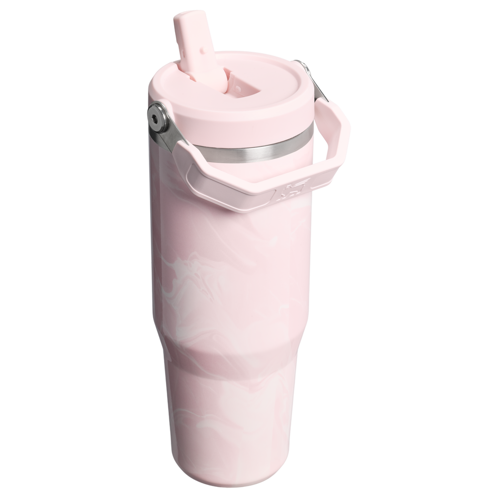 The IceFlow™ Flip Straw Tumbler | 30 OZ | Marble Collection