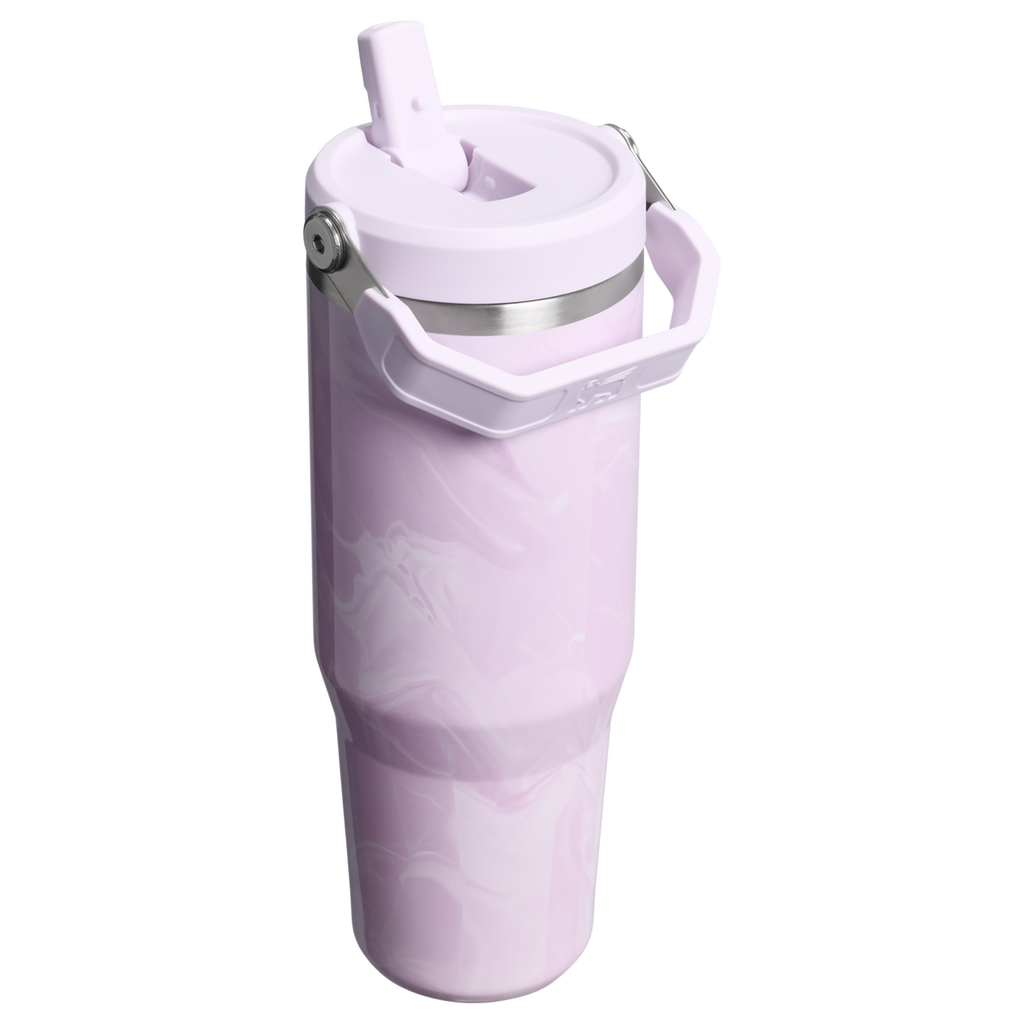 The IceFlow™ Flip Straw Tumbler | 30 OZ | Marble Collection