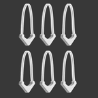 Worryless Locking Zipper Pullers