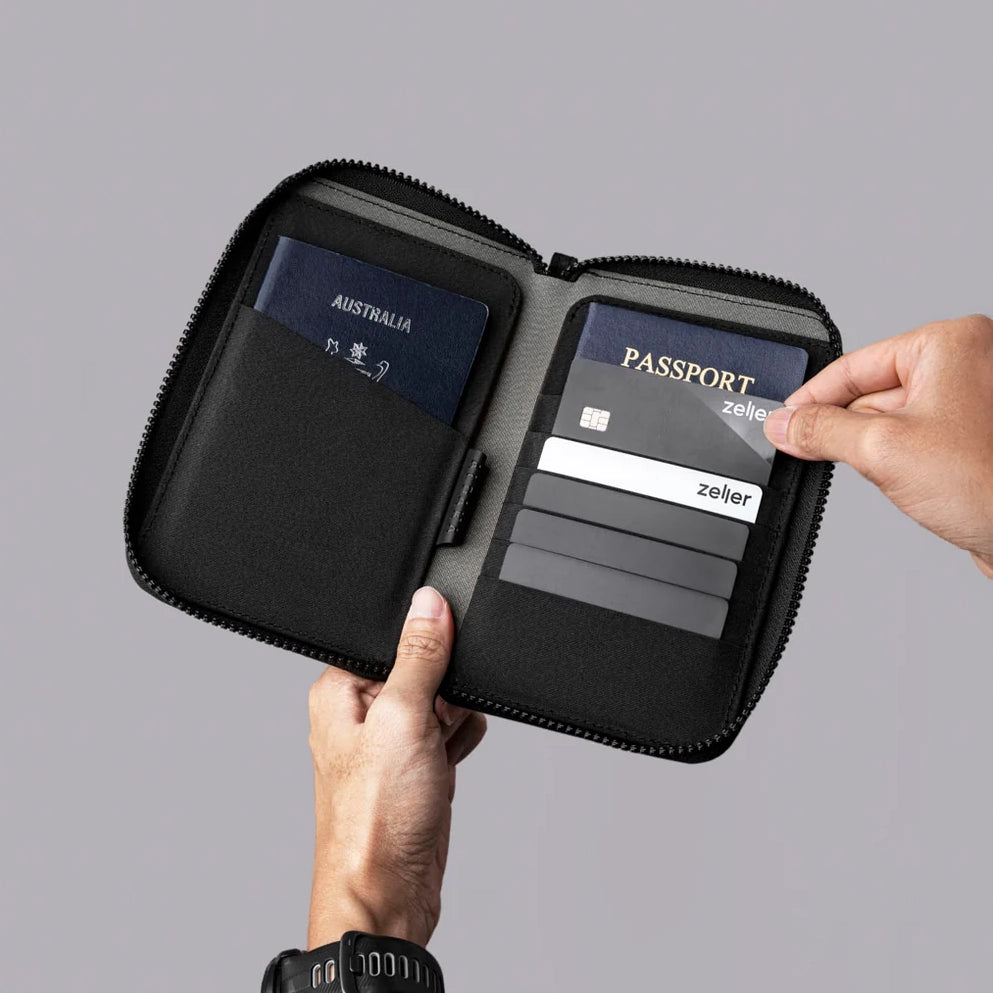 Zip Passport Wallet - Storming Gravity