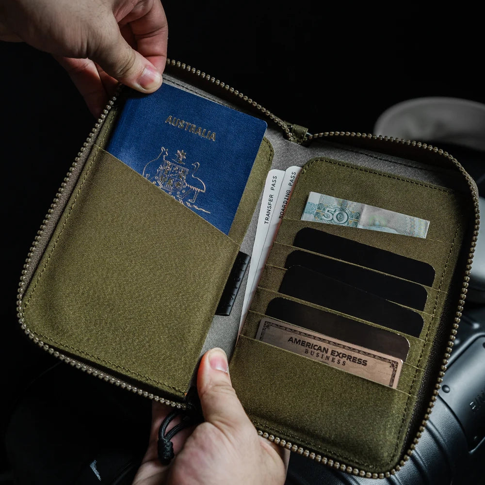 Zip Passport Wallet - Storming Gravity