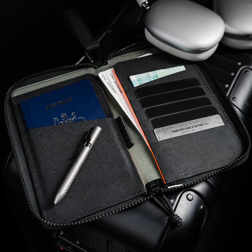 Zip Passport Wallet - Storming Gravity